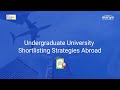 University Shortlisting | Undergrad Admissions Abroad | Manya- The Princeton Review