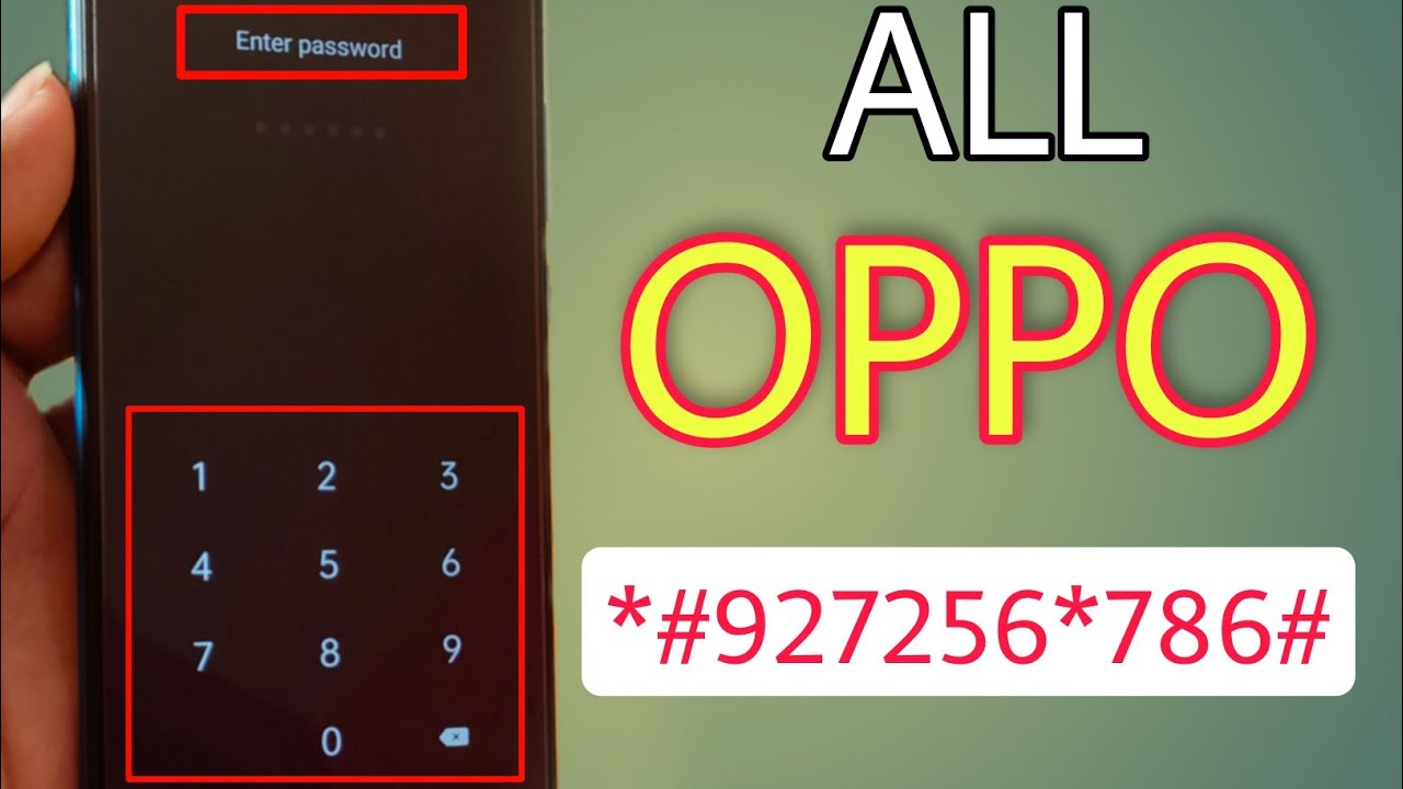 All Oppo Reset Password How To Fix Forgot Lockscreen Password Any Oppo ...