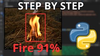Fire Detection YOLOv8 with Python (real time & custom data)