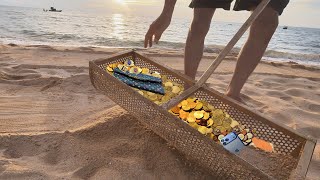 Beach Clean-Up Treasure Hunt: Found a Gold Ring & Crazy Hidden Treasures!#treasuresearch