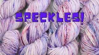 Dyepot Weekly #281 - Dyeing Heavy Speckles on Single Ply Worsted Weight Yarn