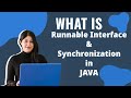 What is Runnable Interface in Java | Key feature of Runnable interface | What is Synchronization