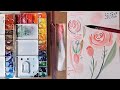 Budget synthetic Quill watercolour brushes. Watercolor review of Artway pointed mop