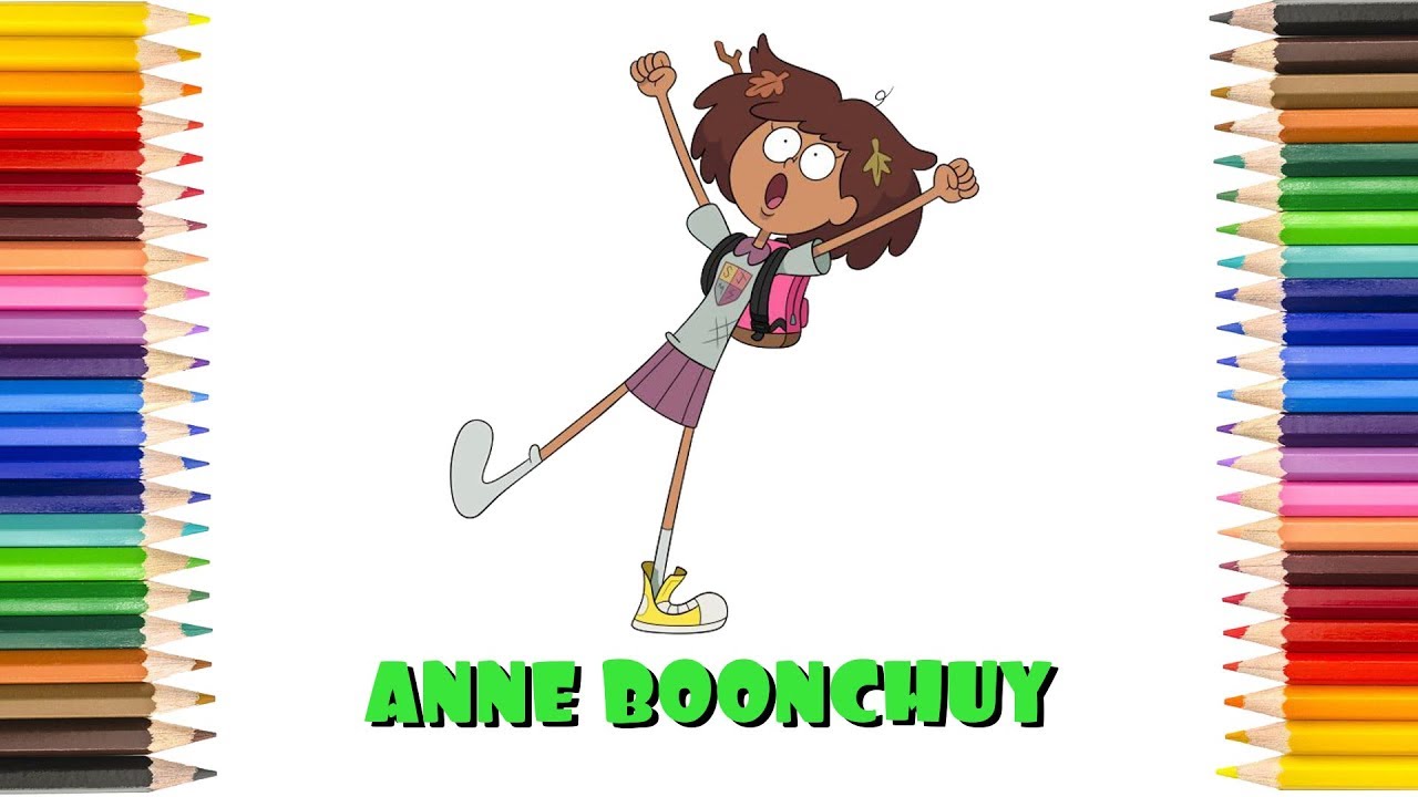 How To Draw Anne Boonchuy From "Amphibia" | Drawing Lessons For Kids ...