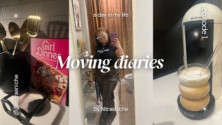 Moving Diaries: Episode 1 | setting up my new mattress, espresso talk, shein haul