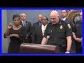 Fake interpreter signs gibberish at press conference
