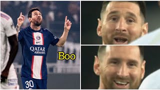 How Lionel Messi Reacted to Boos From PSG Fans