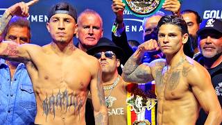 Mario Barrios vs Ryan Garcia - FULL Weigh In & INTENSE Face Off