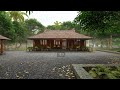 ഒരു കുഞ്ഞു സ്വർഗം | Nalukettu | Kerala Home Tour | Lumion Animation | Riddha Designs | Nadumuttam