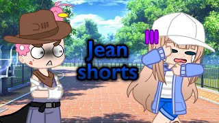 Jean shorts | Flamingo Gacha club