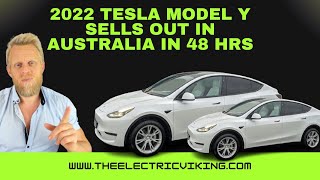2022 Tesla Model Y sells out in Australia in 48 hrs
