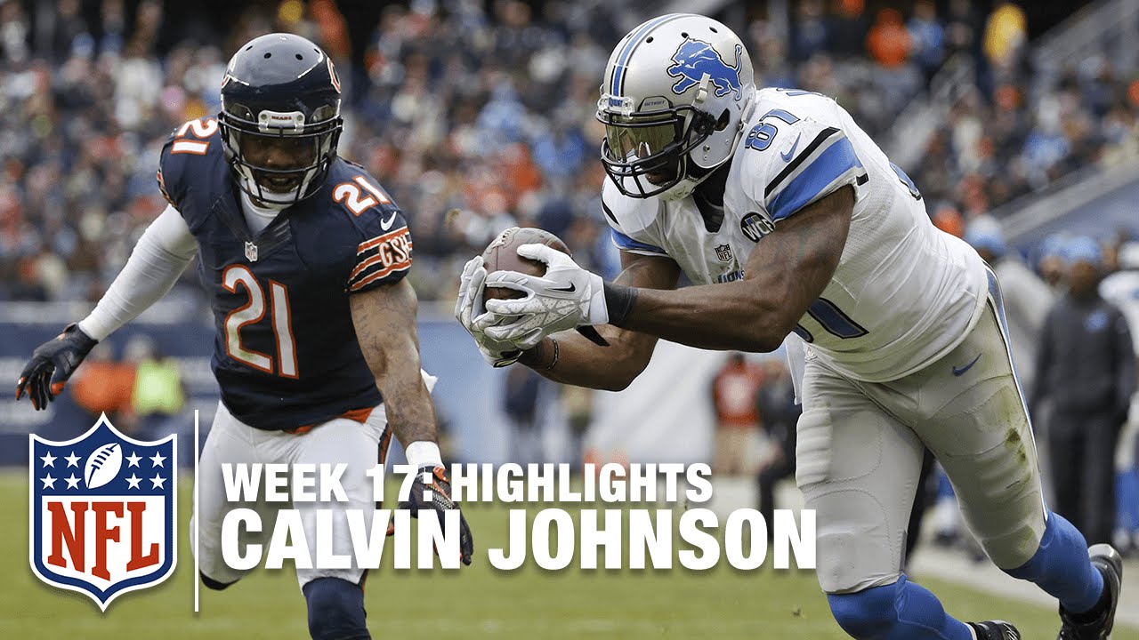 Megatron's Huge Day! | Lions Vs. Bears | NFL Week 17 Highlights - YouTube