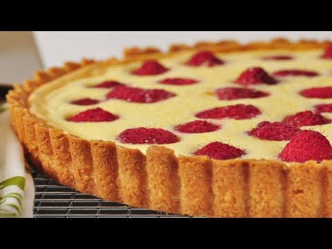 Raspberry Cream Cheese Tart Recipe Demonstration - Joyofbaking.com Raspberry Cream Cheese Tart Recipe Demonstration - Joyofbaking.com
