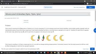 Google Code Jam 2021 Solution #Google #CodeJam #2021
