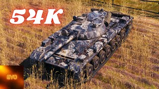 54K Spot Damage with T-100 LT  17.5K & Panhard EBR 105 - 20K & Sheridan 17K   World of Tanks