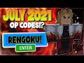 (JULY 2021) ALL *NEW* SECRET OP CODES!? Roblox Anime Fighting Simulator