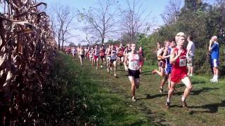 2011 Paul Short Run - Men's College Gold 8k Race - 5k mark