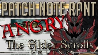 ANGRY ESO PATCH NOTES RANT (UNCENSORED VERSION)