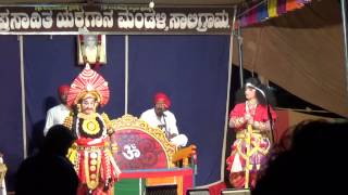 Yakshagana-Uttarana Pourusha 10-Dhareshwar \u0026 Ramesh Bhandari- Saligrama Mela