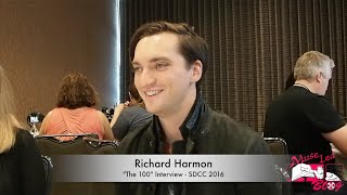 Richard Harmon "The 100" SDCC 2016 Interview | MuseLed