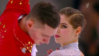 Anastasia MISHINA🇷🇺🥈 \u0026 Alexandr GALLIAMOV🇷🇺🥈Pairs Free Skate 2023 Russian Championships (1TV.4K)