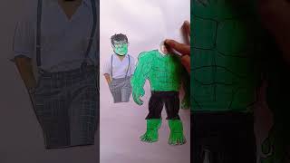 Ramcharan and hulk #art #shortsviral #drawing #chottabheem #spiderman