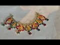 thakorji na gadi malaji gadiji mala ગાદી માલા beaded necklace tutorial