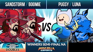 Sandstorm \u0026 Boomie vs Pugsy \u0026 Luna - Winners Semi-Final - BCX Doubles 2021 - NA 2v2