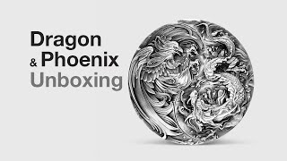 Chinese Dragon \u0026 Phoenix 龙凤 2x 2 oz Pure Silver Collectible - Unboxing