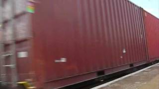 me getting blown over by a freightliner shed