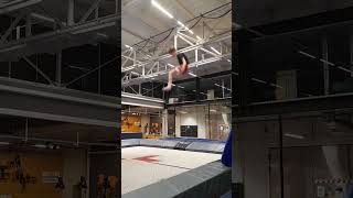 Could i? #shorts #shorts #viral #trampoline #flips #explore #exploring #stunt #highlight #high