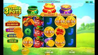 Booongo Slots 3 Clover Pots BIGWIN Megapari PROMOCODE FREEMONEY