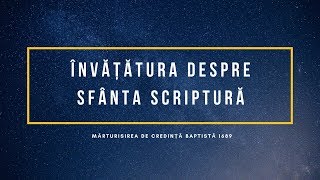 Andrei Croitoru |  Învățătura despre Sfânta Scriptură