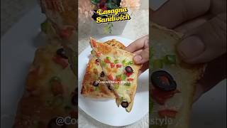 Lasagna Sandwich Recipe Part2 #shorts #shortvideo #ytshorts #cheese #sandwich #recipe #viralvideo