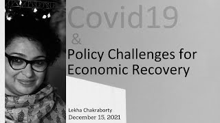 Policy Challenges for Economic Recovery