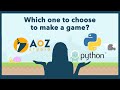 Program a Game in Python.... or AOZ Studio?