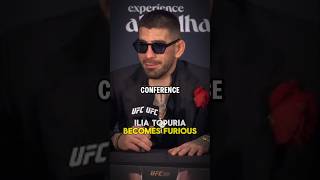 Ilia Topuria goes off after he's asked a stupid question 🤬 #iliatopuria #ufc308