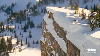World Record Ski Jump - 255 Foot Cliff