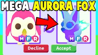 Trading for MEGA AURORA FOX in Adopt Me!