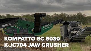 Komplet Kompatto SC 5030 Vibrating Screener and K-JC704 Jaw Crusher