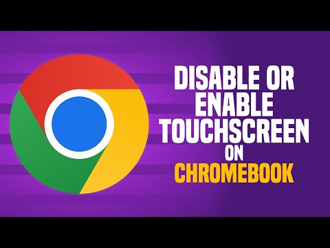 How To Disable And Enable Touchscreen On Chromebook (SIMPLE!)