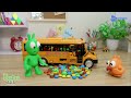 بيا بيا تحل التحدي للحصول على آيس كريم برينجلز بأربعة ألوان pea pea ara cartoon for kids