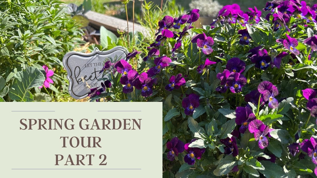Spring Garden Tour Part 2 Youtube