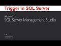 How to Create | Alter Trigger in SQL Server