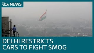 New Delhi restricts car use as city struggles against toxic air pollution crisis | ITV News