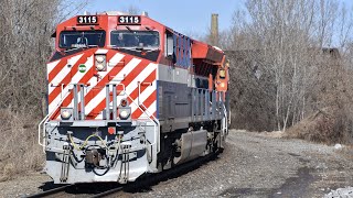 Chasing CN 3115 BC Rail Heritage on M356