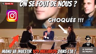 IA : Macron sur France 2 = 1 Journaliste indienne choquée… + 109 milliards de plus dépensés !