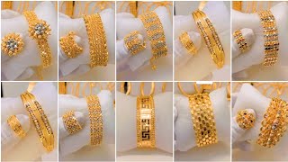 40+ Latest 22k Gold Bracelet Designs 2024 | Royal Bracelet Designs | Lightweight Bracelet Designs