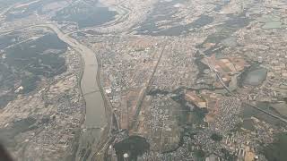 兵庫県上空→神戸空港着陸