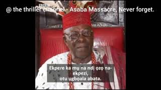 Asaba Massacre BBC Igbo Documentary by Obi Obajamma!